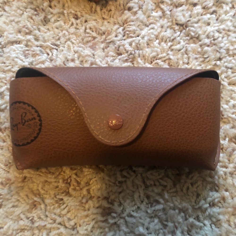 Ray ban sunglasses case brown